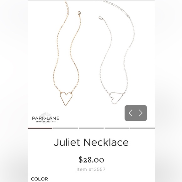 NWT Park Lane Juliet necklace - Picture 2 of 5